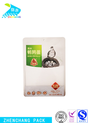 Customized Retort Pouch Packaging Food Grade Stand Up Pouches With Window